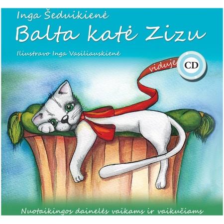 dainu-knygele-su-cd-balta-kate-zizu_799 Dainų knygelė su CD, Balta katė Zizu
