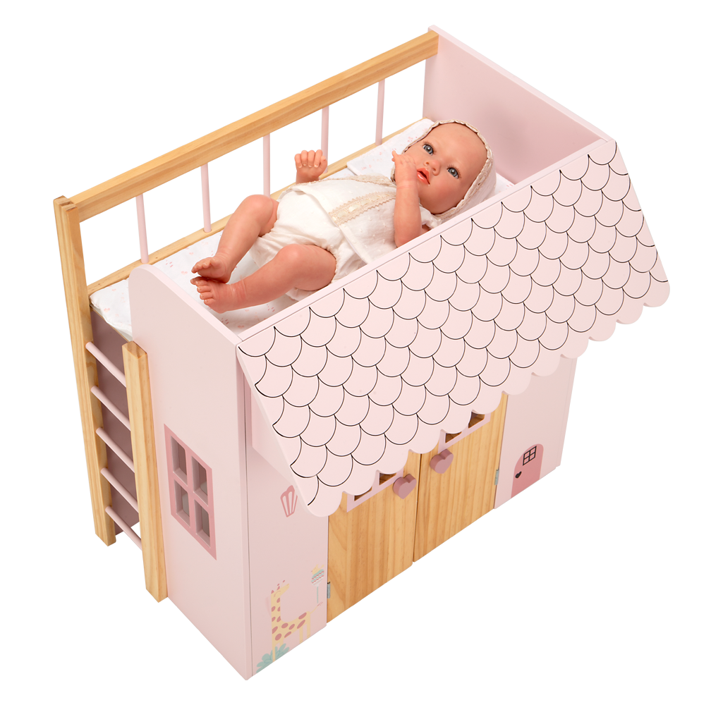 Arias lėlės kūdikio lovelė su žaidimų nameliu, Gamta - Image 3