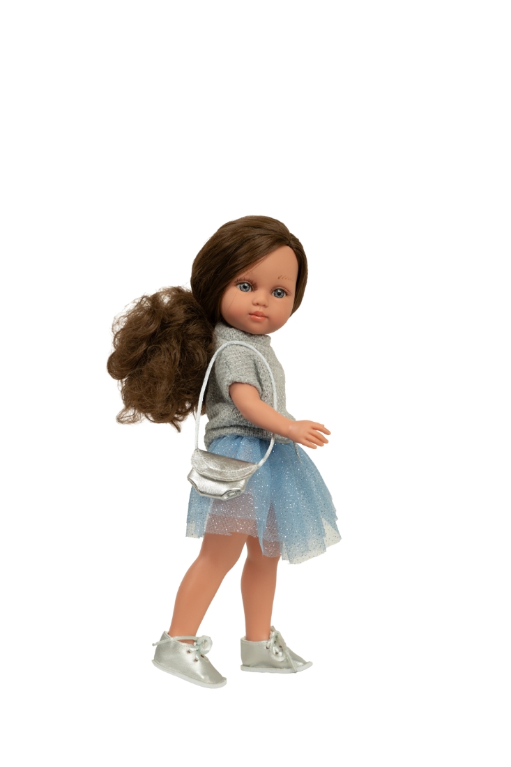 Arias lėlė mergaitė Carlota mėlynu sijonėliu, 36 cm - Image 3