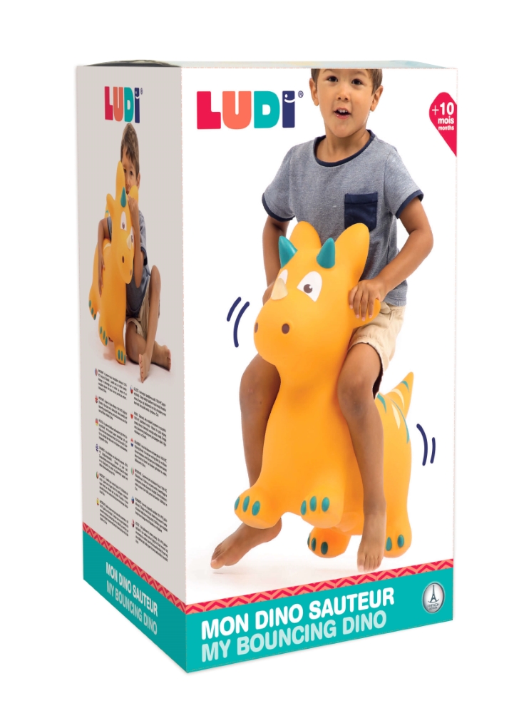LUDI šokliukas, geltonas dinozauras - Image 2