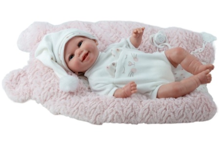 Arias Reborn lėlė kūdikėlis su miego pagalve, 35 cm