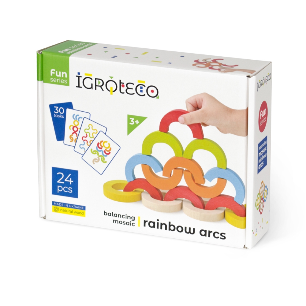 Igroteco balansinė mozaika, Vaivorykštė, 24 det. - Image 2