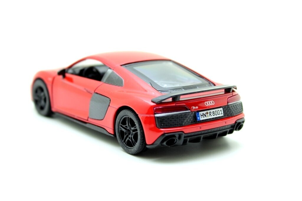 KiNSMART automobilis, 2020 Audi R8 Coupé, raudonas - Image 2