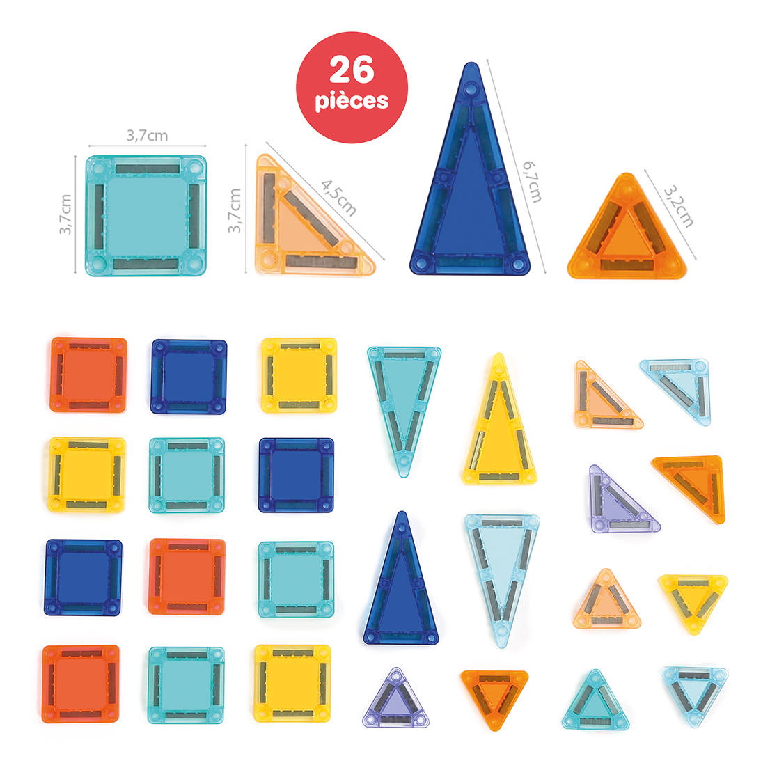 LUDI magnetinis konstruktorius Mini, kelioninis formatas - Image 6