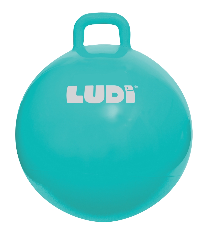 LUDI šokinėjimo kamuolys, mėlynas 55 cm