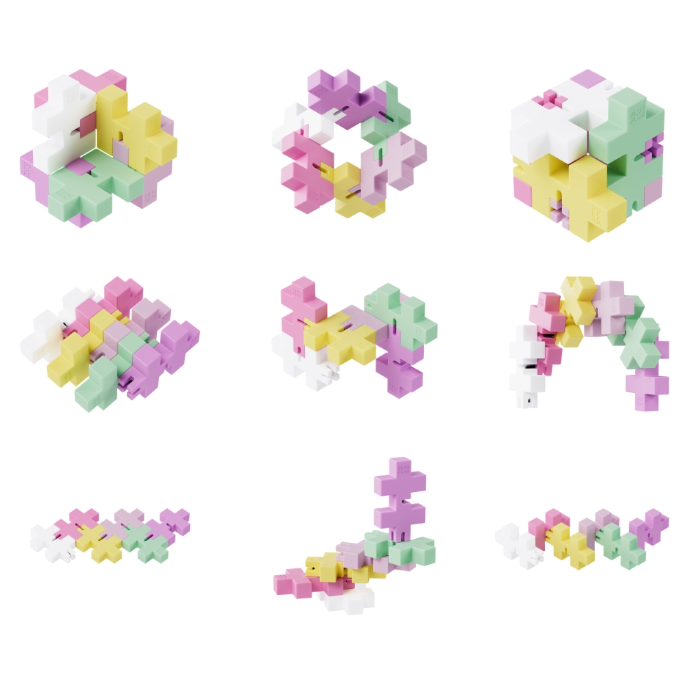Plus Plus antistresinis žaislas, Hexel Bubblegum - Image 2