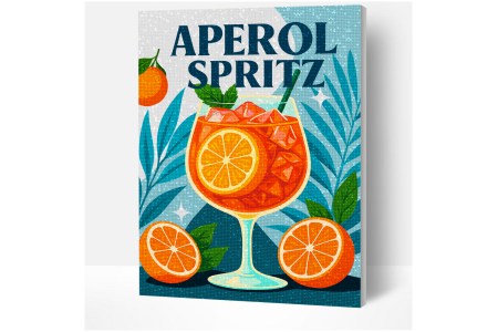 Splat Planet deimantinė dėlionė APEROL SPRITZ 30x40 cm
