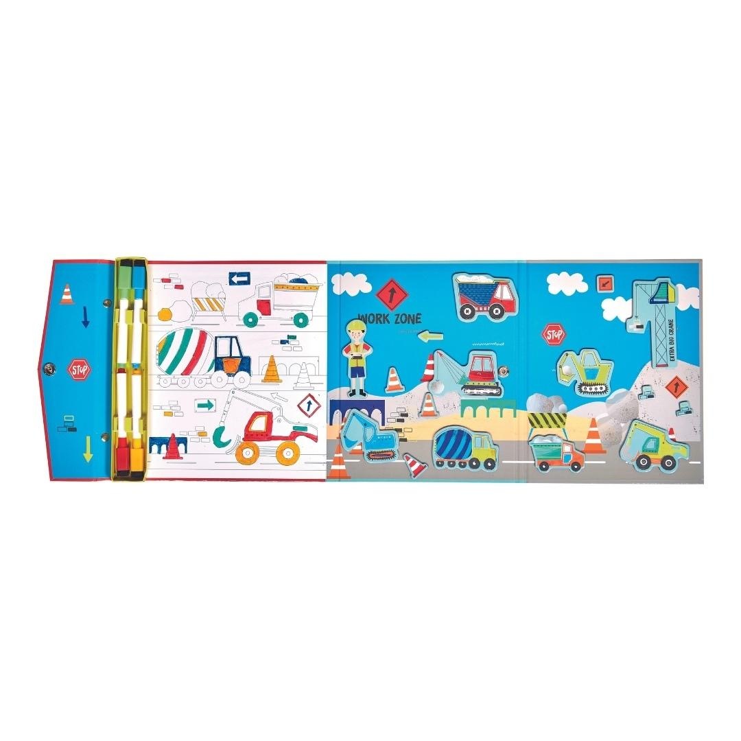 Magnetinė scena 4 in 1, Statybos - Image 2