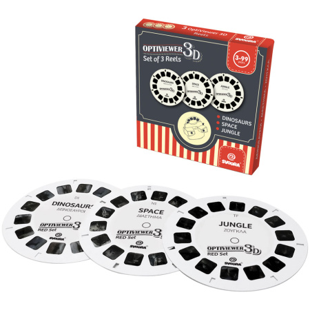 Svoora retro 3D akinių diskų papildymas A, 3 vnt.