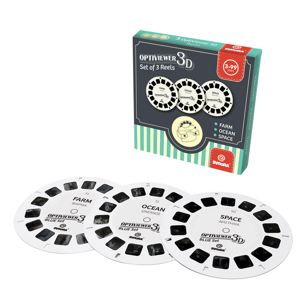 Svoora retro 3D akinių diskų papildymas B, 3 vnt.