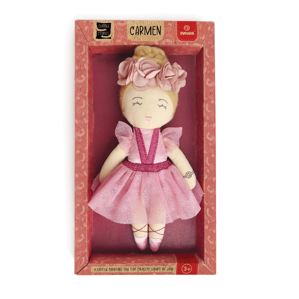 050072_1759906202 Svoora medžiaginė lėlė balerina, 20 cm