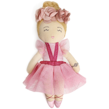 05007_1759906202 Svoora medžiaginė lėlė balerina, 20 cm