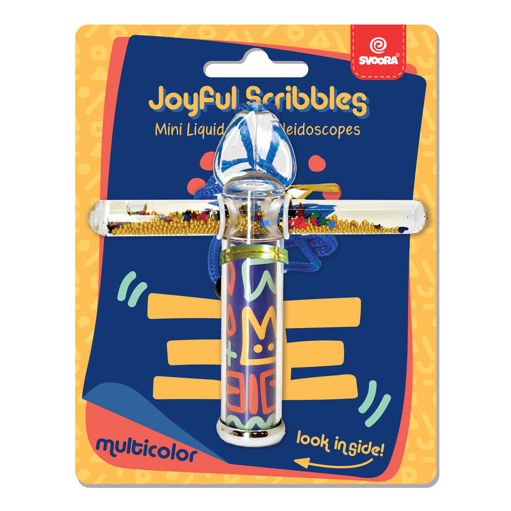 230494_1759838743 Svoora kaleidoskopas su tūbele, Margi raštai, 10 cm