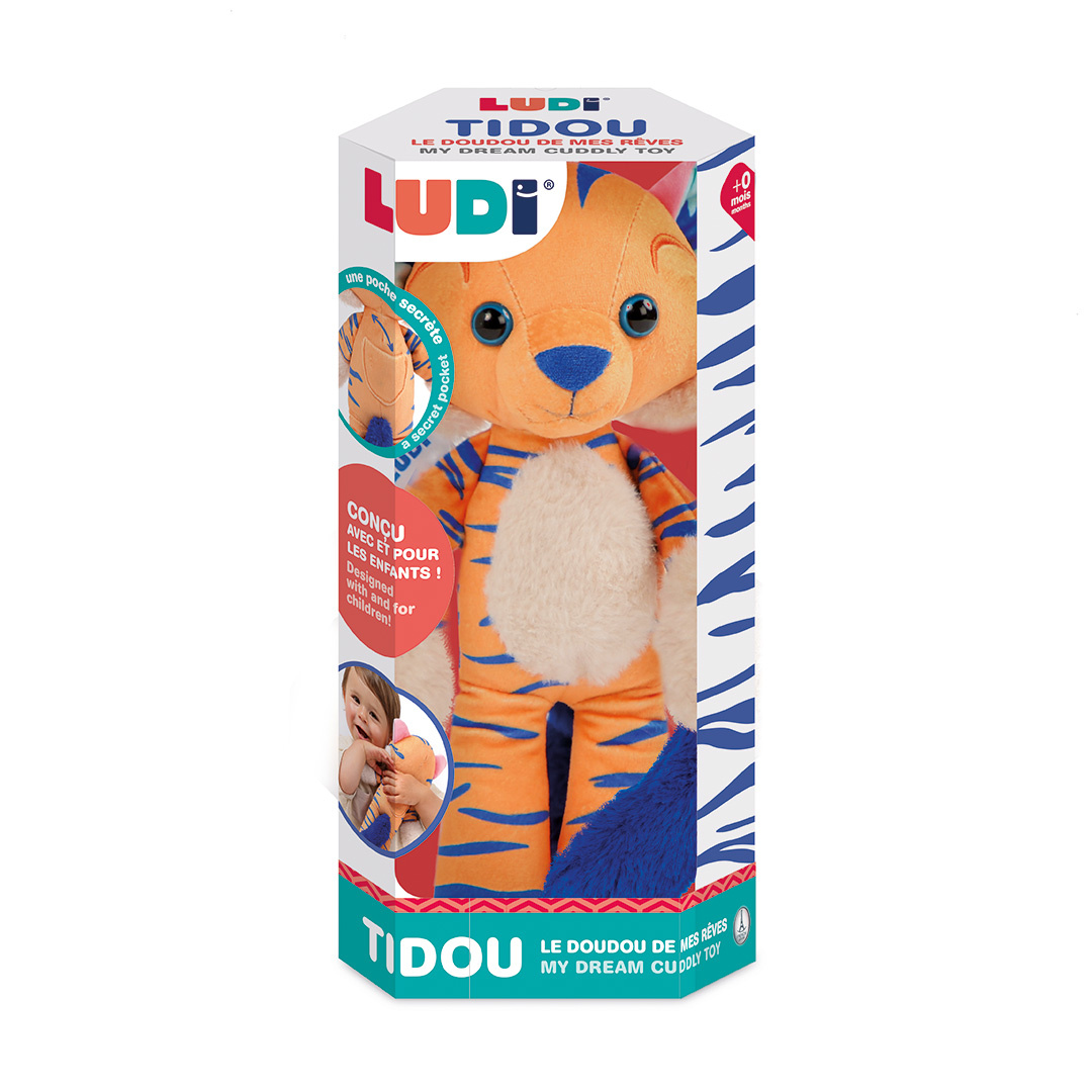 LUDI minkštas žaislas tigriukas Tidou - Image 2