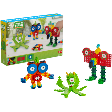 3907plus-plusltb-creatures-boxfrontproductspng_1763998519 Plus Plus konstruktorius, Pradžiamokslis MONSTRIUKAI