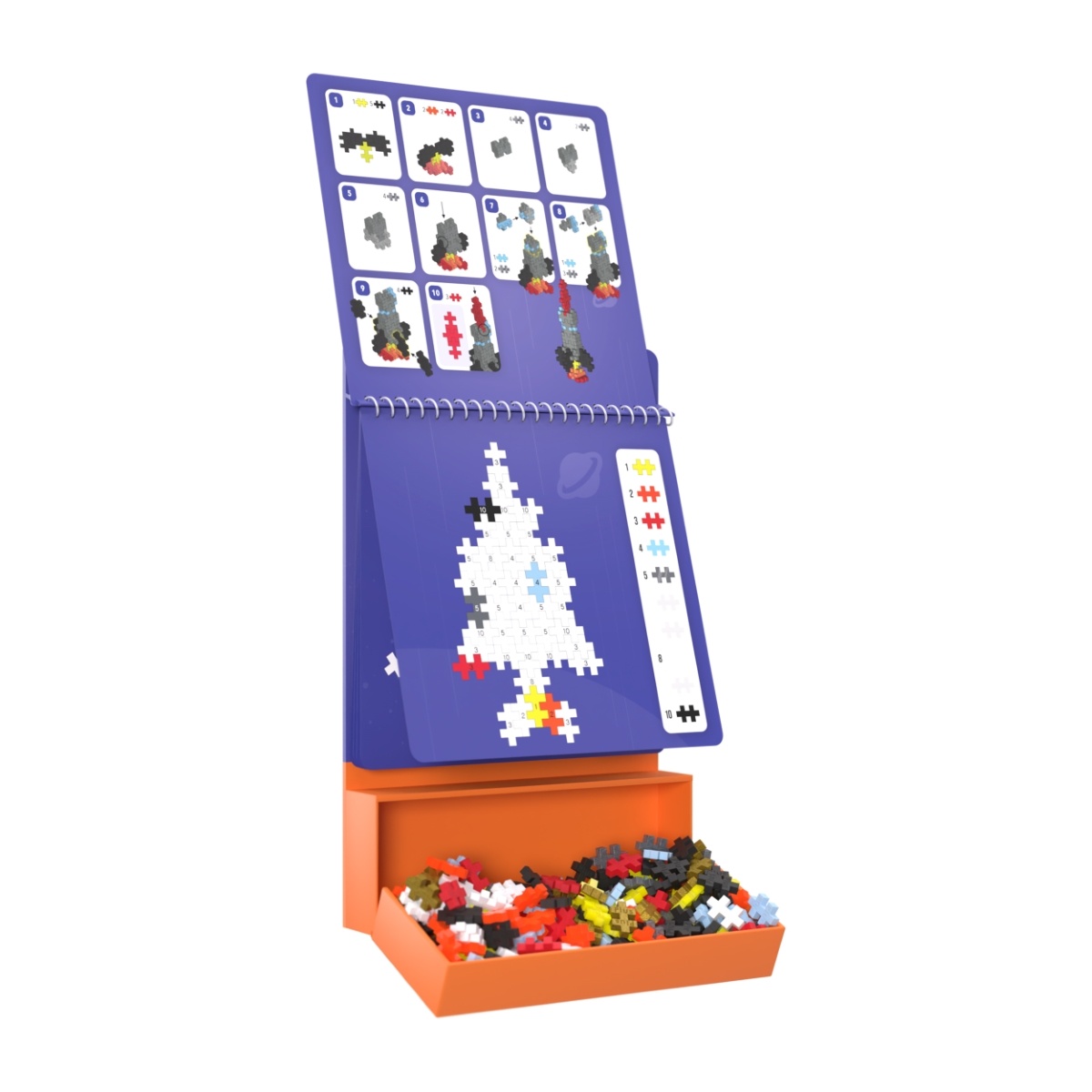 Plus Plus žaidimų rinkinys, Kosmosas, 125 det. - Image 4