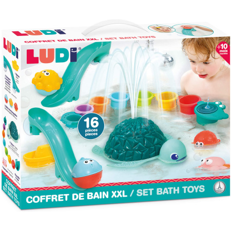 40090-coffret-bain-web-03_1759310190 LUDI vonios žaislų rinkinys XXL
