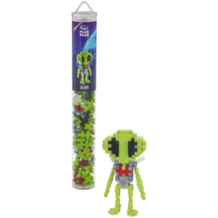 4246plus-plusalientube100pcsproductbuildalien_1742367232 Plus Plus konstruktorius, Ateivis, 100 det.