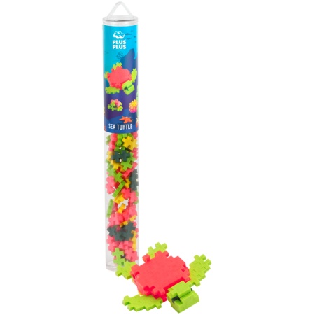 4327seaturtletubeproduct_1739798484 Plus Plus konstruktorius, Spalvotas Jūrų Vėžlys, 100 det.