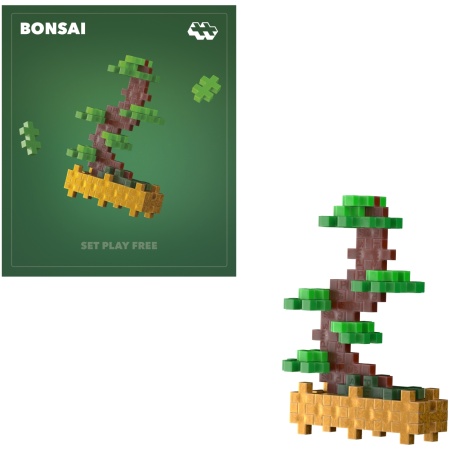 4338-seed-packgreen-bonsai_1743155090 Plus Plus konstruktorius AUGALAI - žaliasis bonsas