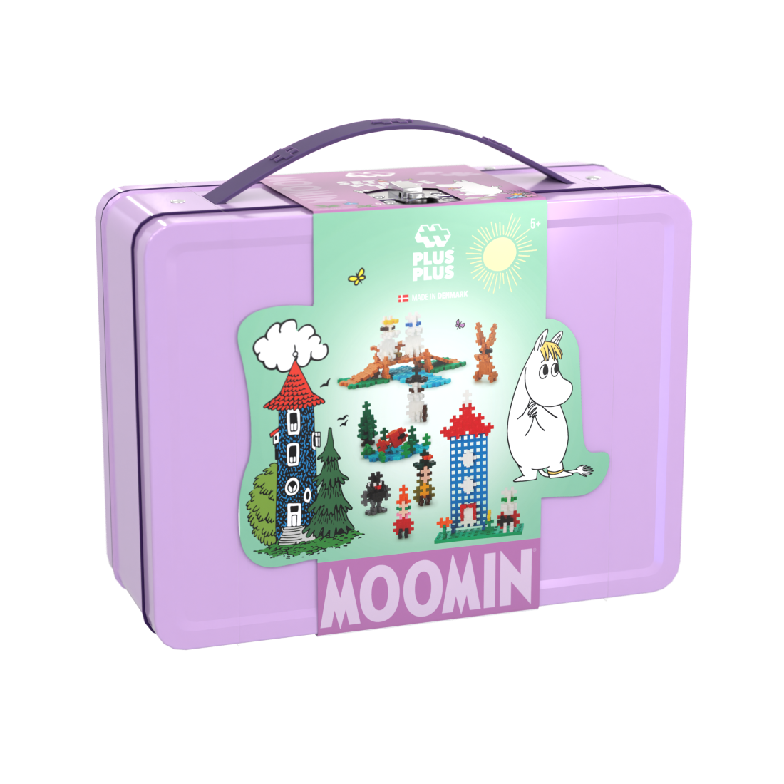 4426-pp-moomin-valley-purple-tinboxpng_1776432580 Plus Plus konstruktorius Troliai Mumiai Muminukų slėnis, violetinis lagaminas
