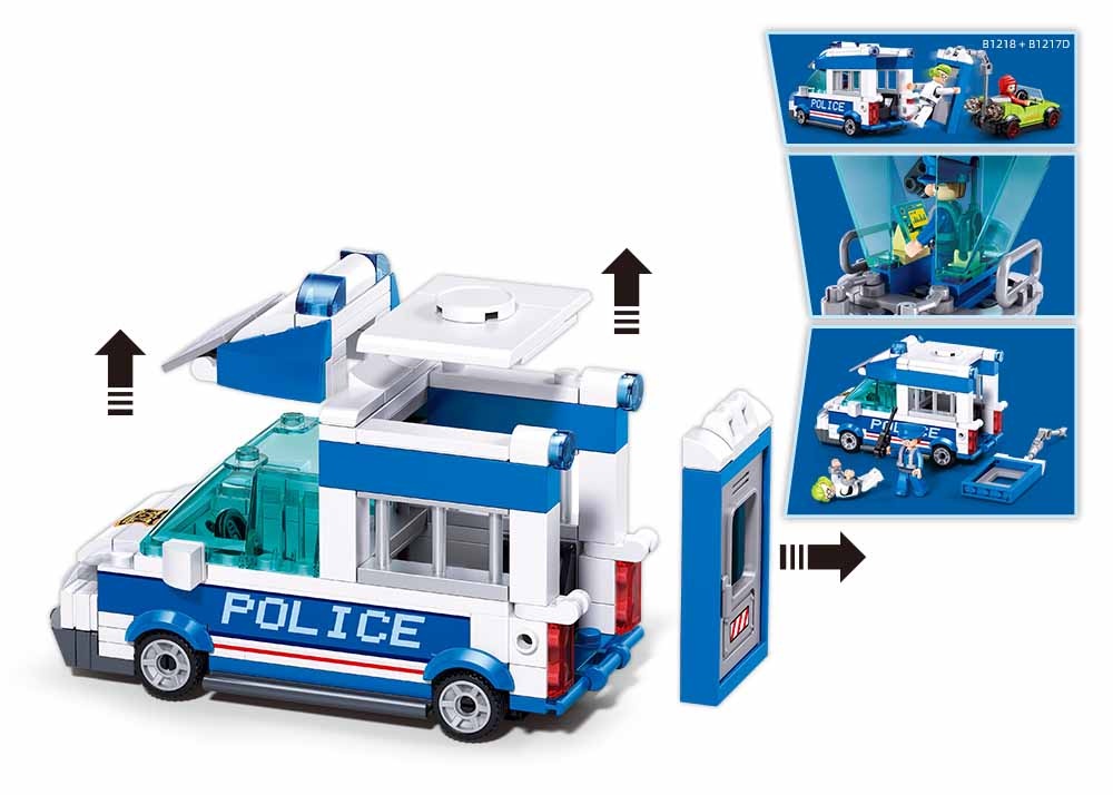 4_1757585499 Sluban konstruktorius, Policijos konvojus ir stebėjimo postas, 245 det.
