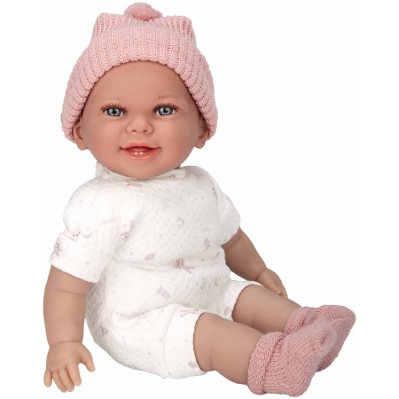 608641_1761740616 Arias kūdikėlis su garsu, rožine kepuryte, 34 cm