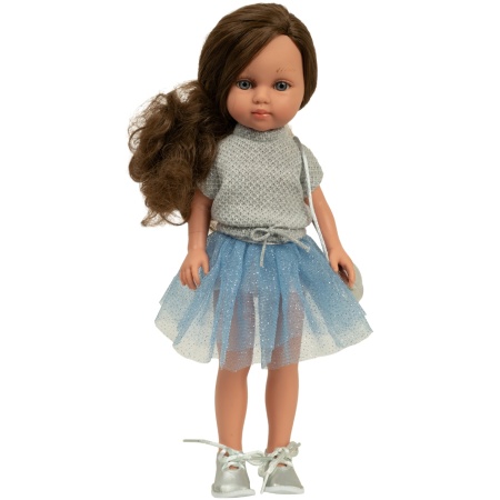 60983-22_1778850085 Arias lėlė mergaitė Carlota mėlynu sijonėliu, 36 cm