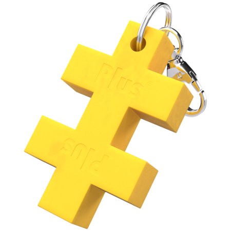 8210yellowkeychainrender_1740061416 Plus Plus raktų pakabukas, 1 vnt.