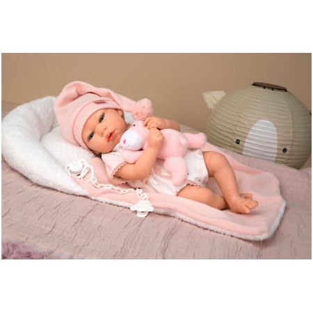 Arias Reborn lėlė kūdikėlis Arielė, 40 cm
