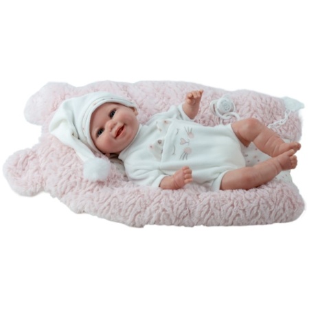 Arias Reborn lėlė kūdikėlis su miego pagalve, 35 cm