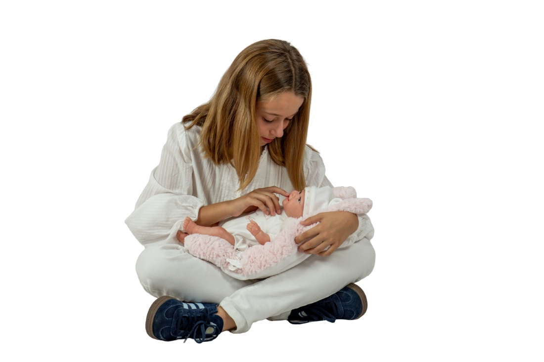 98211-3_1779190521 Arias Reborn lėlė kūdikėlis su miego pagalve, 35 cm