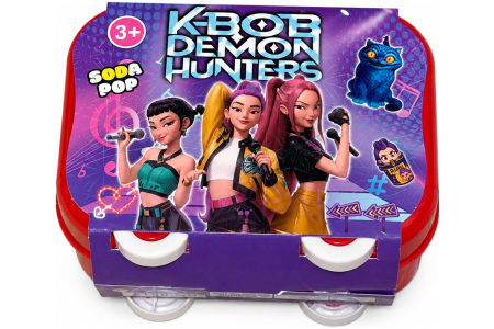 K-pop Demon Hunters Spalvingas Lagaminėlis Vaikams Viduje Staigmena