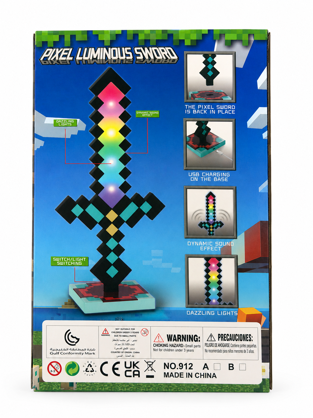 Minecraft Sword LED Žibintas - Image 3