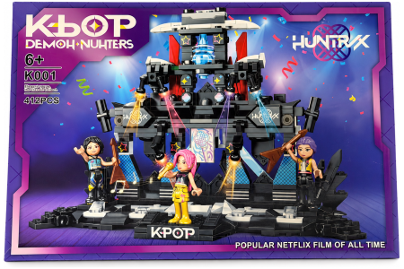 K-pop Demon Hunters Huntrix Konstruktorius  - 412 vnt