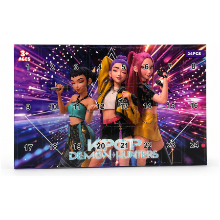 K-pop Demon Hunters Huntrix Advento Kalendorius