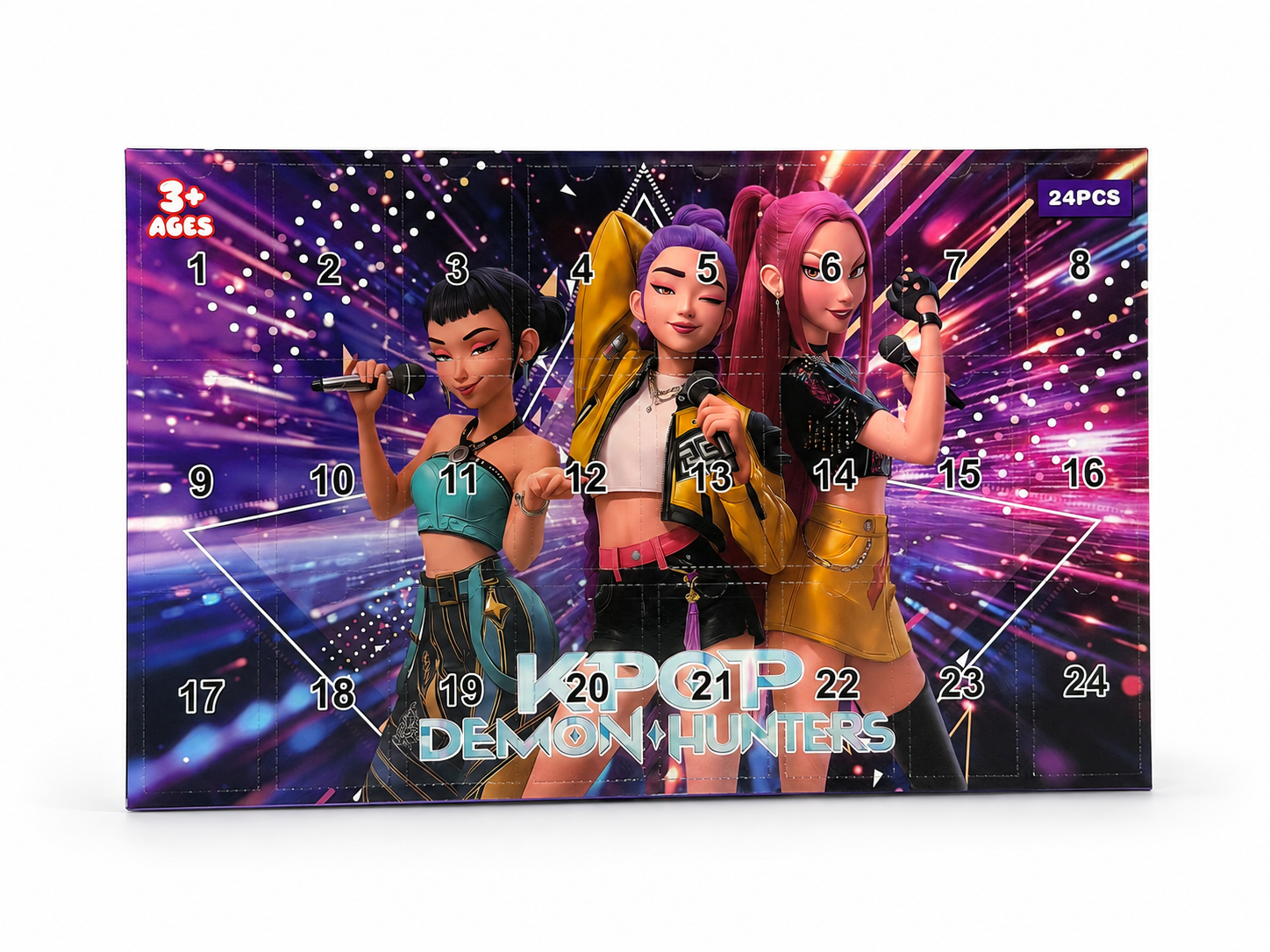 K-pop Demon Hunters Huntrix Advento Kalendorius