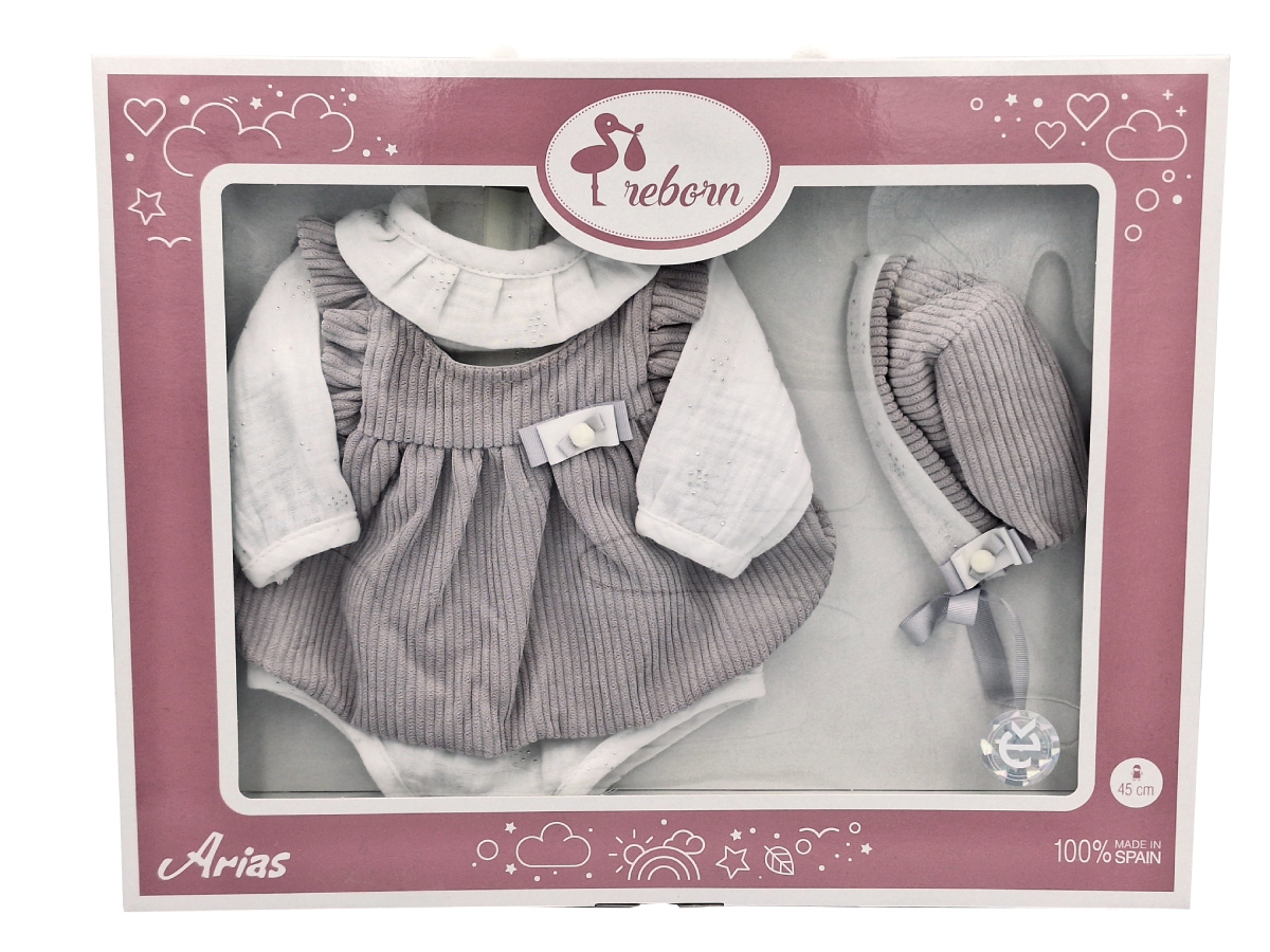 ar6037-01_1779450013 Arias lėlės kūdikio rūbeliai, 45 cm