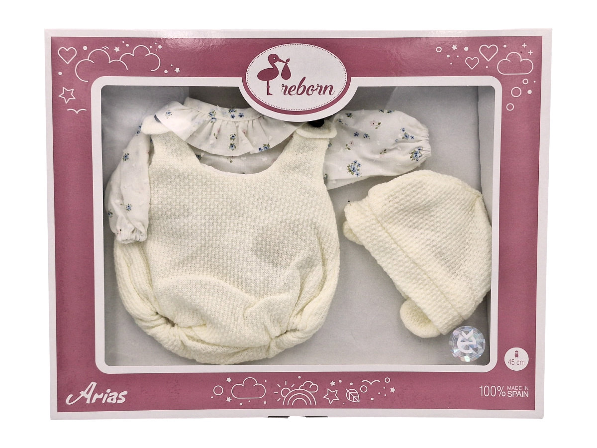 ar6037-02_1779450066 Arias lėlės kūdikio rūbeliai, 45 cm