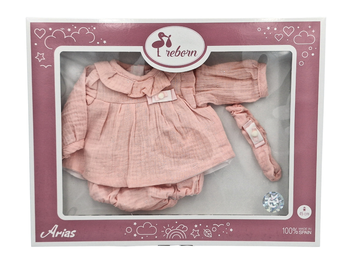 ar6037-05_1779449875 Arias lėlės kūdikio rūbeliai, 45 cm