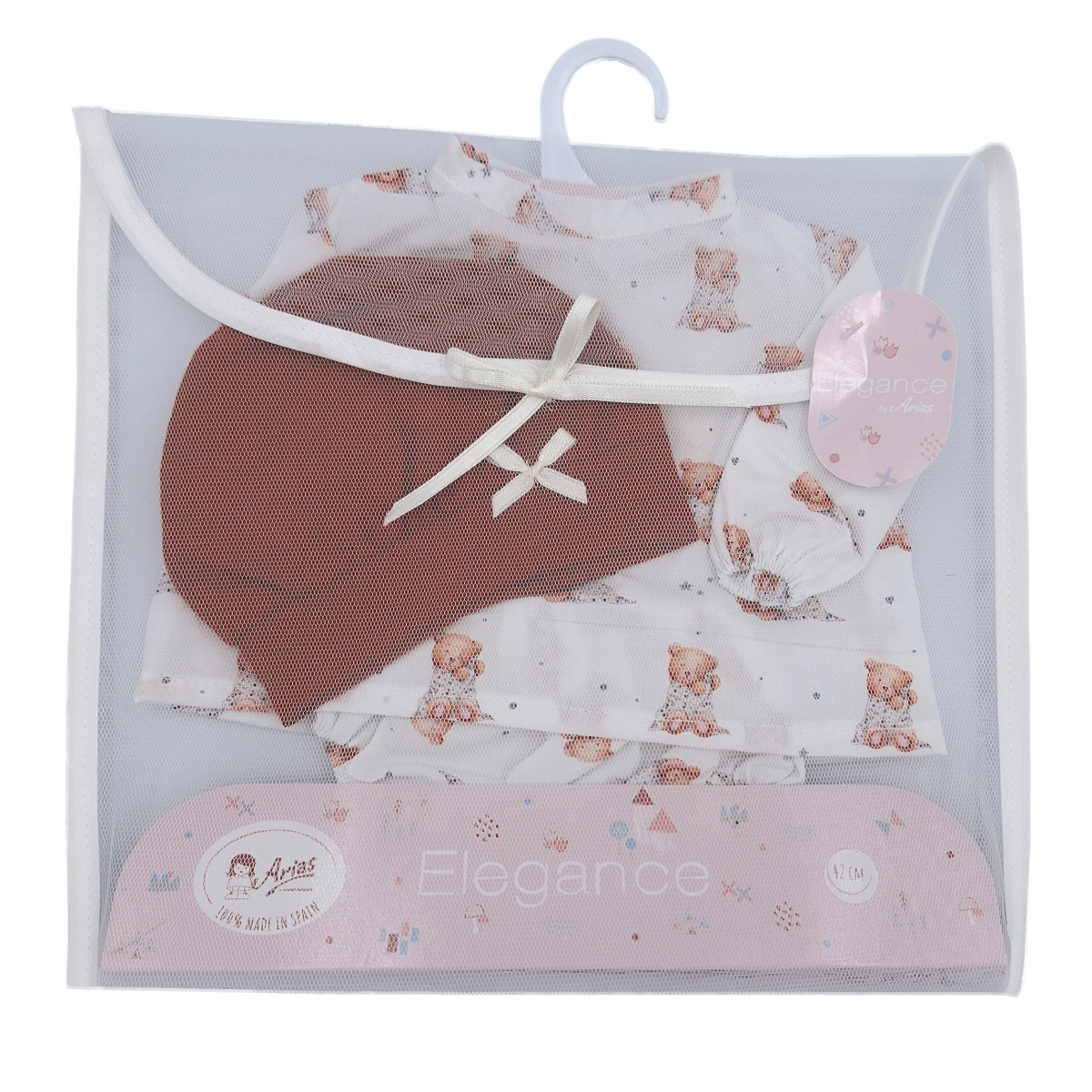 ar6056-12_1779449033 Arias lėlės kūdikio rūbeliai, 42 cm