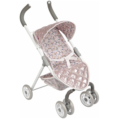 Arias lėlės kūdikio sportinis vežimėlis, blizgantis, 62 cm