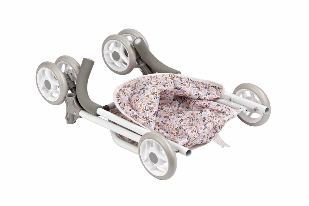 Arias lėlės kūdikio sportinis vežimėlis, blizgantis, 62 cm - Image 3