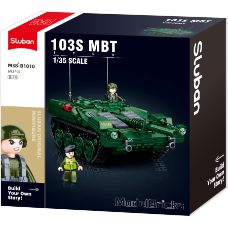 b1010_1757679473 Sluban konstruktorius, Stridsvagn 103 kovinis tankas, 692 det.
