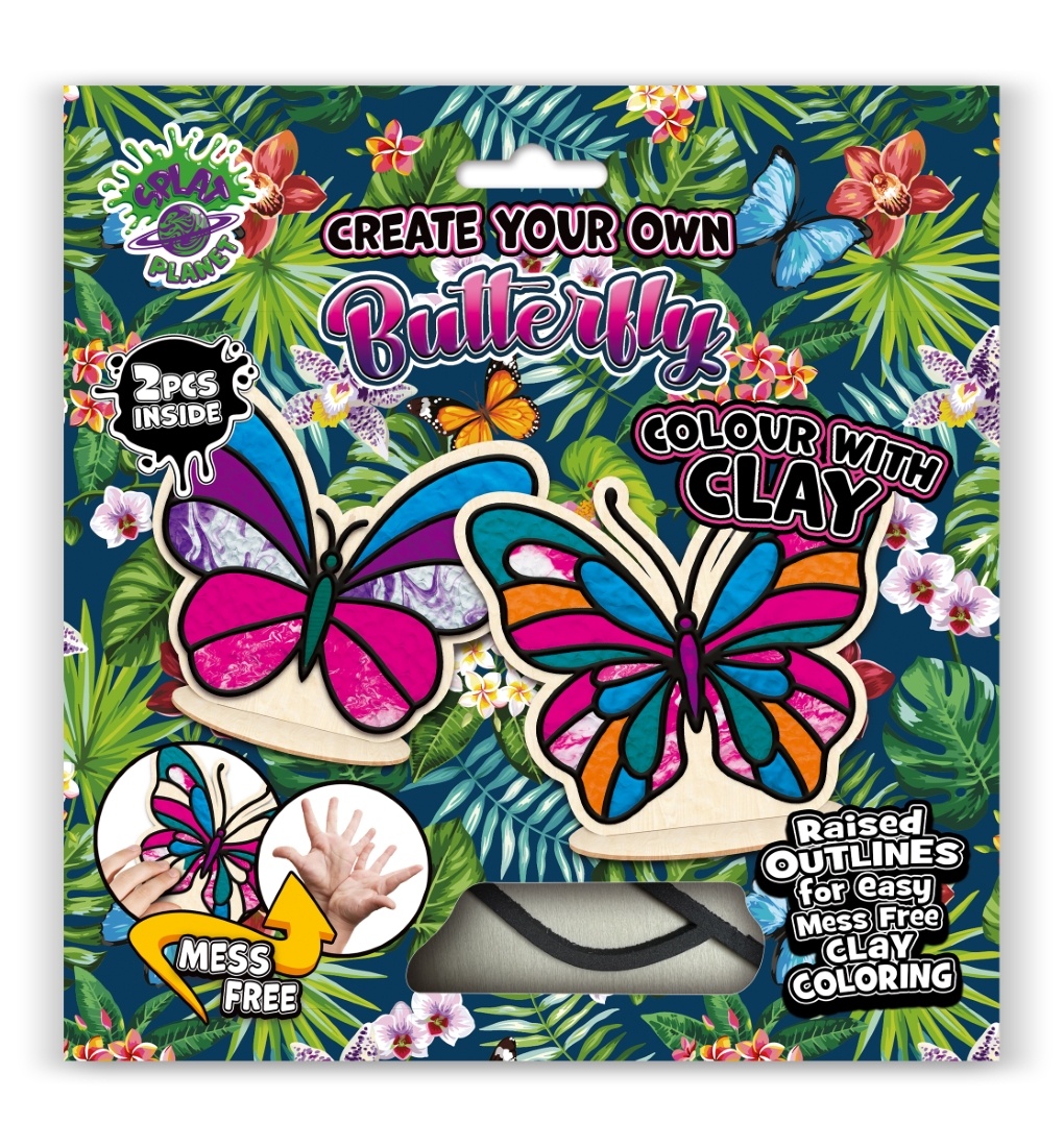 butterflywebsiteimage3_1754378509 Splat Planet kūrybinis modelino rinkinys su mediniais Drugeliais