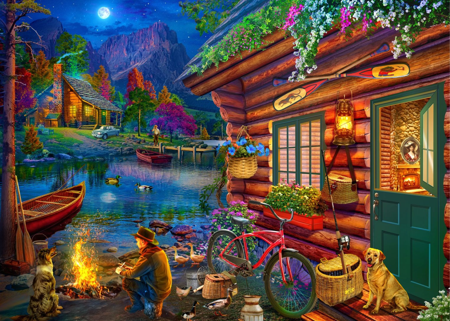 camping-jigsaw-puzzle-1000-pieces-for-adults-image1527x1090_1748259413 Brain Tree dėlionė, Stovyklavimas, 1000 det.