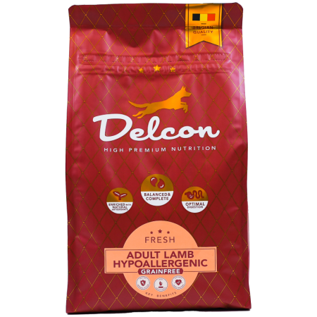 Visavertis begrūdis hipoalerginis pašaras alergiškiems šunims HYPOALLERGENIC su ėriena / 3 kg