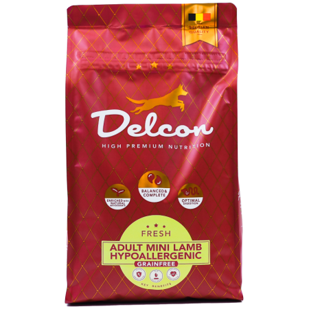 delconhypoallergenicadult-mini-lamb-single_1745934314 Visavertis begrūdis hipoalerginis pašaras suaugusiems mažų veislių šunims MINI HYPOALLERGENIC su ėriena / 3 kg