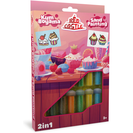 ds-kapkek_1752845379 Red Castle kūrybinis smėlio rinkinys 2in1, Keksiukas