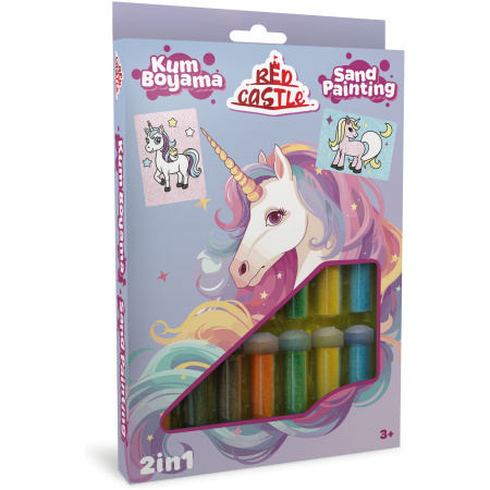 ds-unicorn_1756878063 Red Castle kūrybinis smėlio rinkinys 2in1, Vienaragis